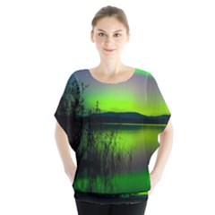 Green Northern Lights Canada Blouse