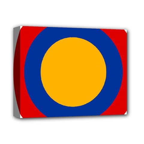 Roundel Of Armenian Air Force Deluxe Canvas 14  X 11  by abbeyz71