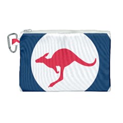 Roundel Of The Australian Air Force Canvas Cosmetic Bag (large) by abbeyz71