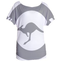 Low Visibility Roundel Of The Australian Air Force Women s Oversized Tee by abbeyz71