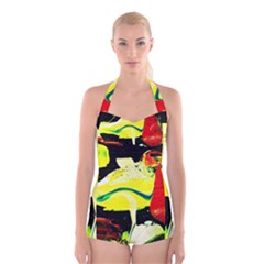 Drama 1 Boyleg Halter Swimsuit 