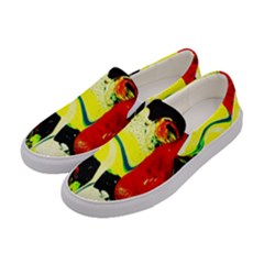 Drama 1 Women s Canvas Slip Ons by bestdesignintheworld