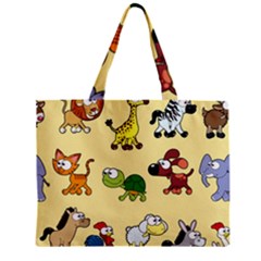 Group Of Animals Graphic Zipper Mini Tote Bag by Sapixe