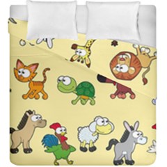 Group Of Animals Graphic Duvet Cover Double Side (king Size) by Sapixe