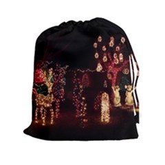 Holiday Lights Christmas Yard Decorations Drawstring Pouches (xxl)