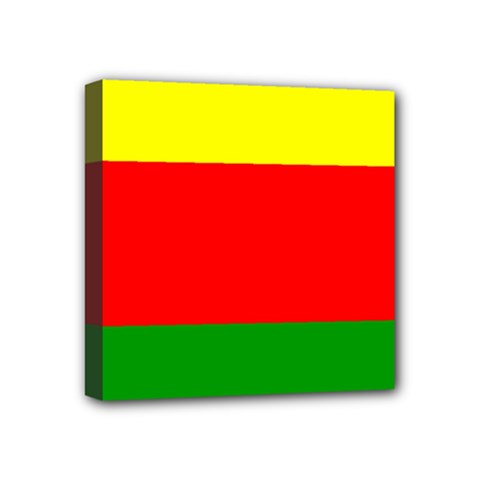 Kurdistan Kurd Kurds Kurdish Flag Mini Canvas 4  X 4 