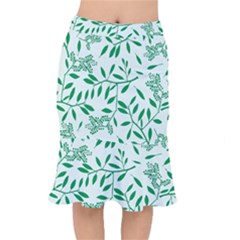 Leaves Foliage Green Wallpaper Mermaid Skirt