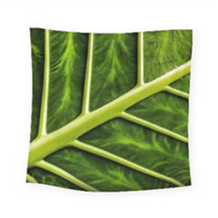 Leaf Dark Green Square Tapestry (small) by Sapixe