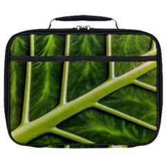 Leaf Dark Green Full Print Lunch Bag by Sapixe