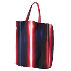 Lights Pattern Giant Grocery Zipper Tote