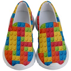 Lego Bricks Pattern Kid s Lightweight Slip Ons