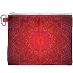 Mandala Ornament Floral Pattern Canvas Cosmetic Bag (xxxl)