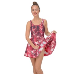 Maple Leaves Red Autumn Fall Inside Out Dress