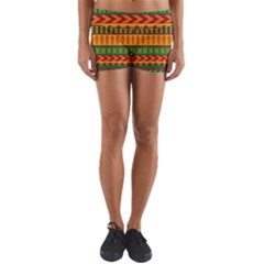 Mexican Pattern Yoga Shorts