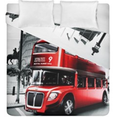 London Bus Duvet Cover Double Side (king Size)