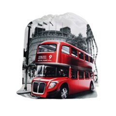 London Bus Drawstring Pouches (xxl) by Sapixe