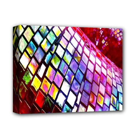 Multicolor Wall Mosaic Deluxe Canvas 14  X 11 