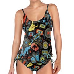 Music Pattern Tankini Set