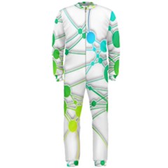 Network Connection Structure Knot Onepiece Jumpsuit (men) 