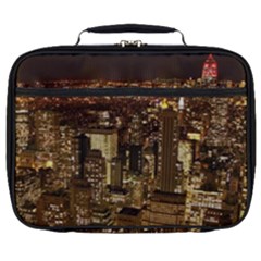 New York City At Night Future City Night Full Print Lunch Bag