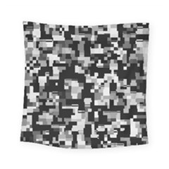 Noise Texture Graphics Generated Square Tapestry (small) by Sapixe