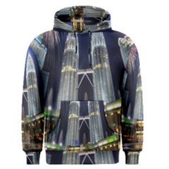 New Years Eve Petronas Towers Kuala Lumpur Malaysia Men s Pullover Hoodie