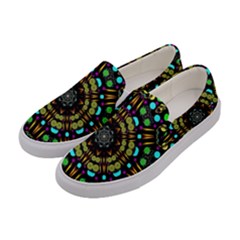 Liven Up In Love Light And Sun Women s Canvas Slip Ons by pepitasart