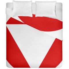 Roundel Of Austrian Air Force  Duvet Cover Double Side (california King Size) by abbeyz71