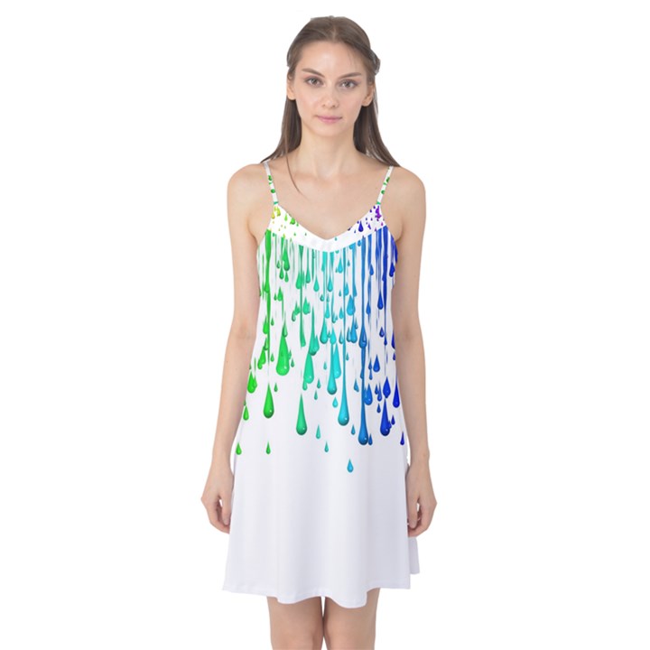 Paint Drops Artistic Camis Nightgown