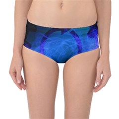 Particles Gear Circuit District Mid-waist Bikini Bottoms by Sapixe