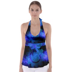 Particles Gear Circuit District Babydoll Tankini Top by Sapixe