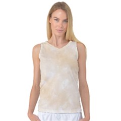 Pattern Background Beige Cream Women s Basketball Tank Top