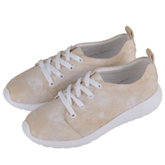 Pattern Background Beige Cream Women s Lightweight Sports Shoes