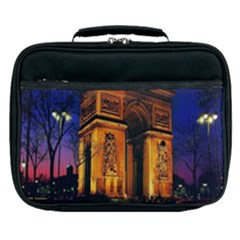 Paris Cityscapes Lights Multicolor France Lunch Bag by Sapixe