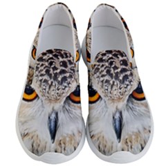 Owl Face Men s Lightweight Slip Ons by Sapixe