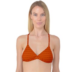 Pattern Creative Background Reversible Tri Bikini Top