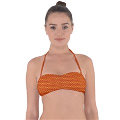 Pattern Creative Background Halter Bandeau Bikini Top