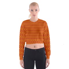 Pattern Creative Background Cropped Sweatshirt