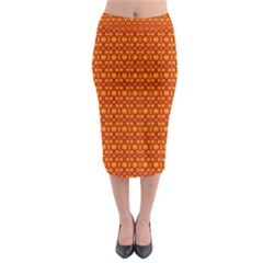 Pattern Creative Background Midi Pencil Skirt