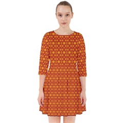 Pattern Creative Background Smock Dress