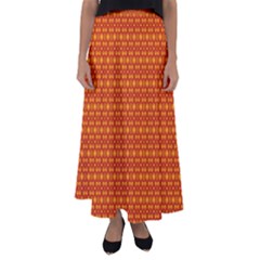 Pattern Creative Background Flared Maxi Skirt