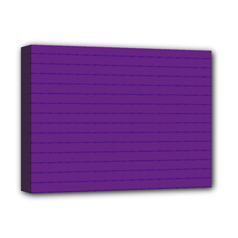 Pattern Violet Purple Background Deluxe Canvas 16  x 12  