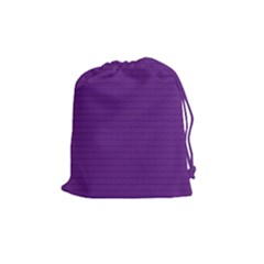 Pattern Violet Purple Background Drawstring Pouches (Medium) 