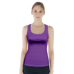 Pattern Violet Purple Background Racer Back Sports Top