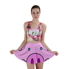 Pink Pig Christmas Xmas Stuffed Animal Mini Skirt