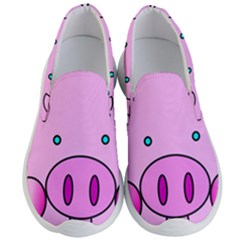 Pink Pig Christmas Xmas Stuffed Animal Men s Lightweight Slip Ons by Sapixe