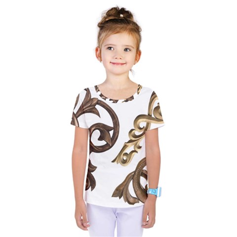 Pattern Motif Decor Kids  One Piece Tee by Sapixe