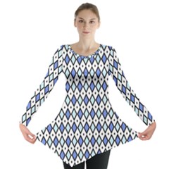 Blue Jess Long Sleeve Tunic  by jumpercat