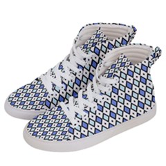 Blue Jess Women s Hi-top Skate Sneakers by jumpercat