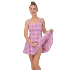 Pattern Pink Grid Pattern Inside Out Dress by Sapixe